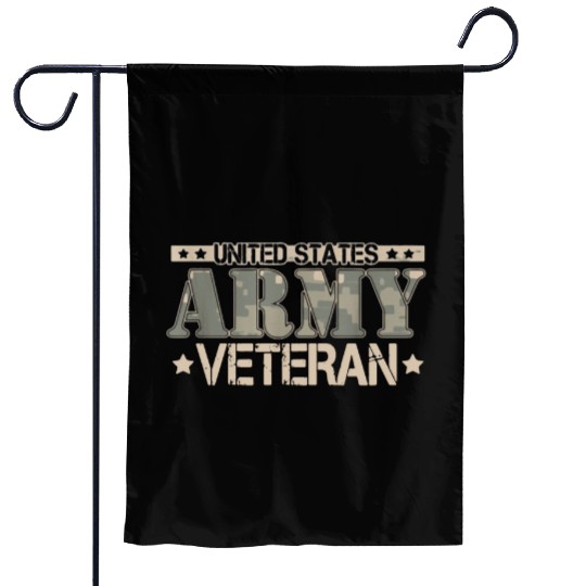 Army Veteran Garden Flags