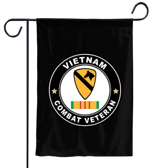 1st Cavalry Division Vietnam Combat Veteran Garden Flags