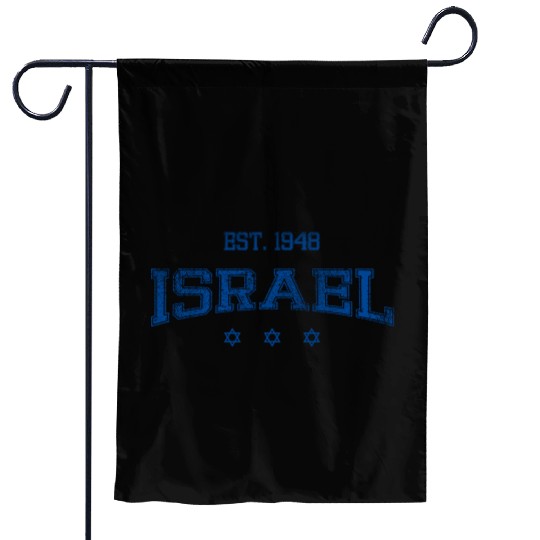 Israel-blue Garden Flags