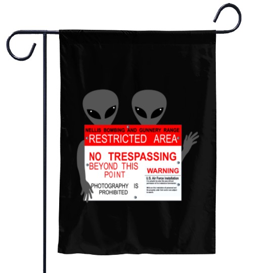 Greys Area 51 Garden Flags