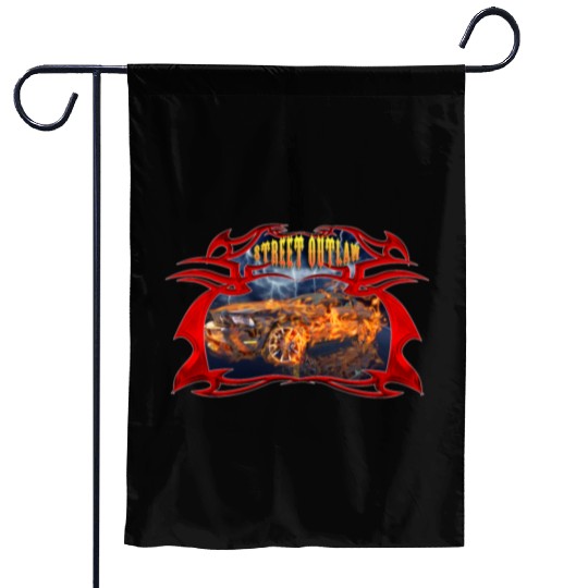 Street outlaw Garden Flags