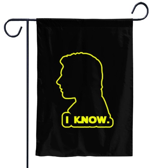 Han Solo - I Know. Design Garden Flags