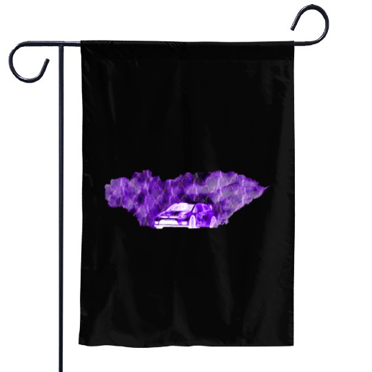RALLY 1 PURPLE LIGHTNING Garden Flags