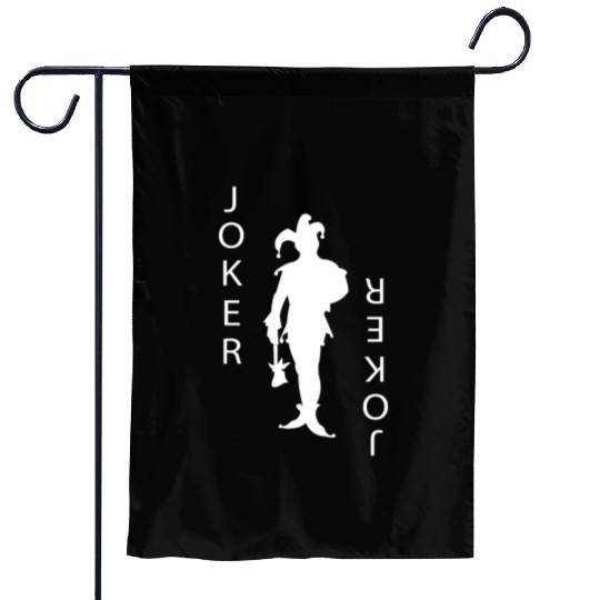 Joker Playing Card Gambling Garden Flags