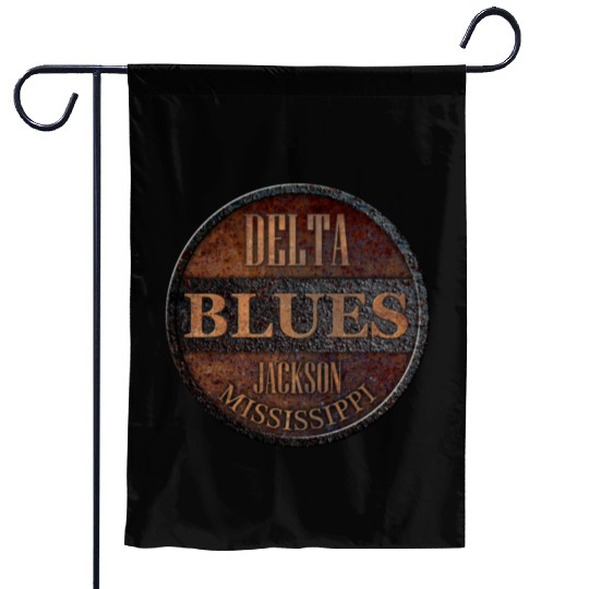 rusty delta blues jackson Garden Flags