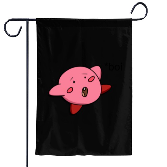 Funny Kirby Garden Flags