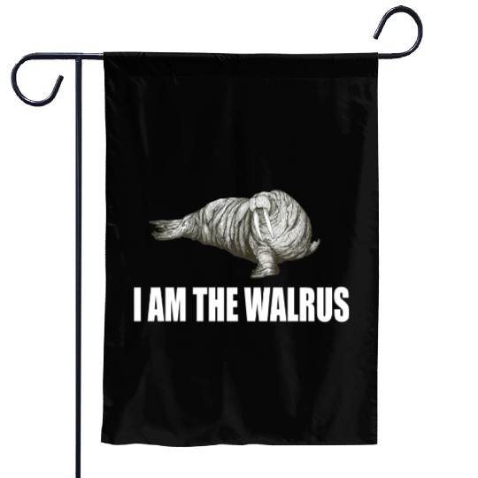 I Am The Walrus Garden Flags