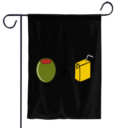 Olive Juice I Love You Garden Flags