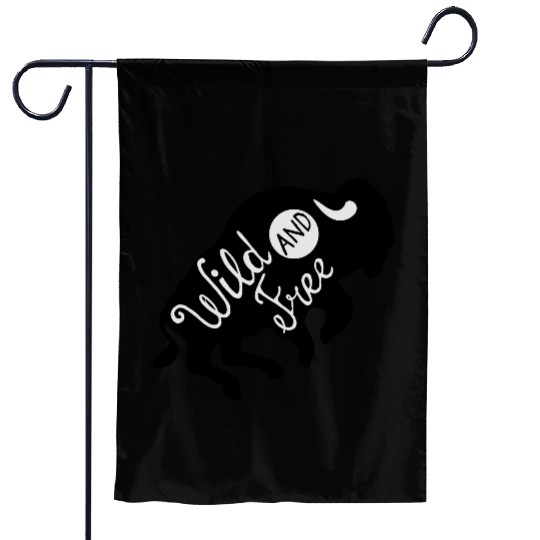 Bison Wild West Garden Flags