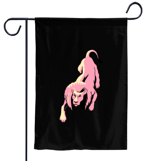 Lion Garden Flags