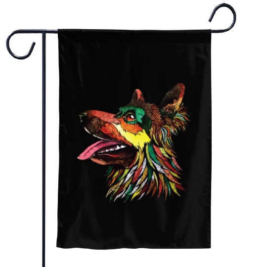German Shepherd Dog Garden Flags