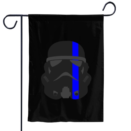 Thin Blue Line - Storm Trooper Garden Flags