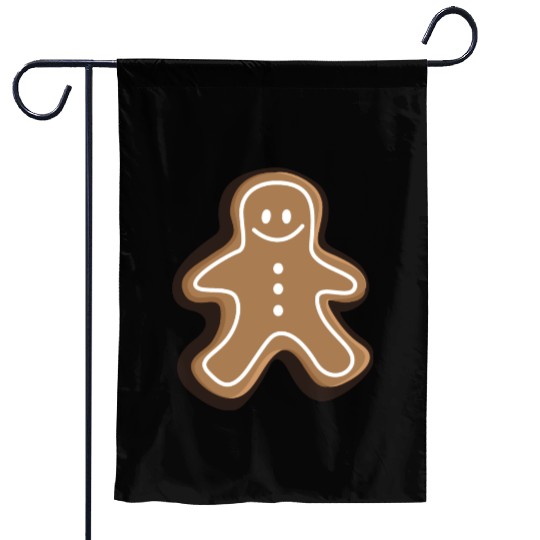 Gingerbread man Garden Flags