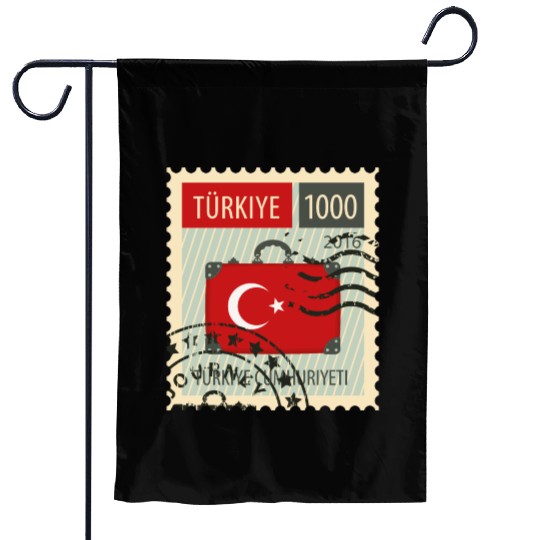 stamp turkey Garden Flags