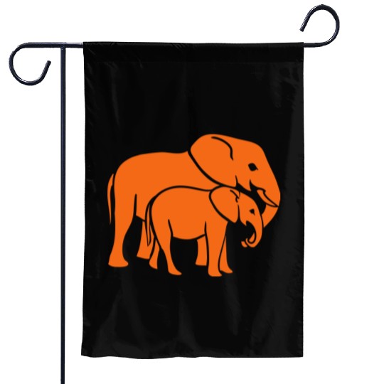 Elephant Garden Flags