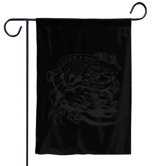Live Free or Die Garden Flags