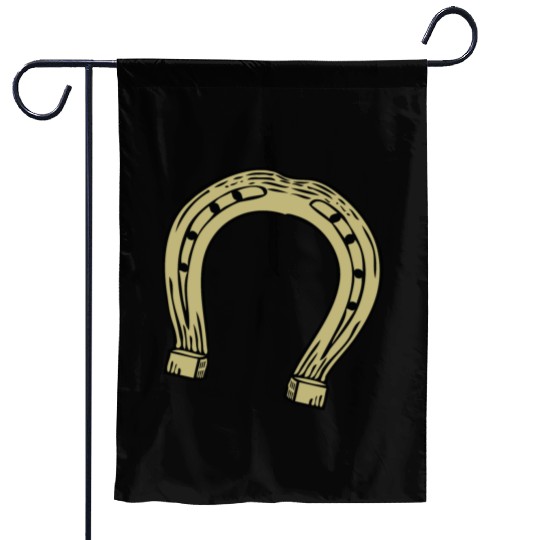 Horseshoe Garden Flags