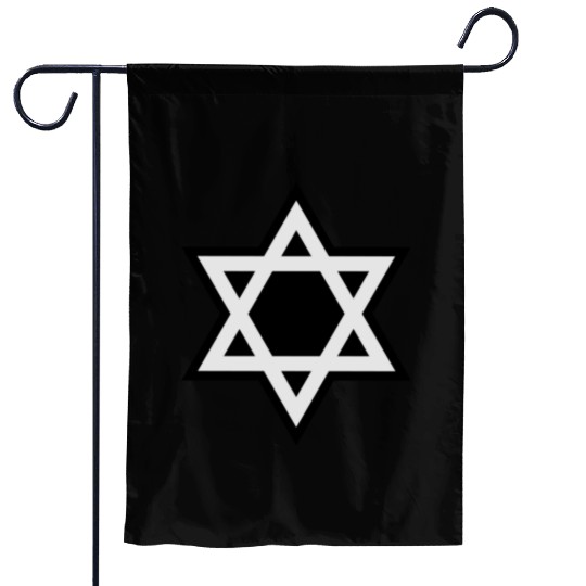 Star of David Garden Flags
