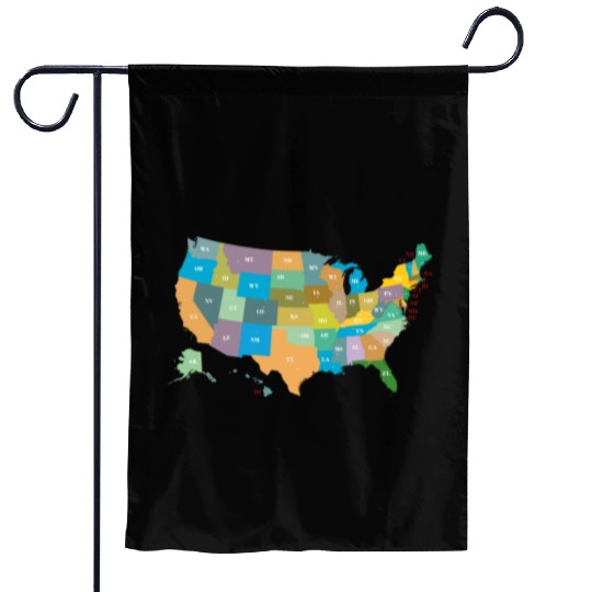 US States Garden Flags