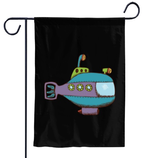 submarine Garden Flags