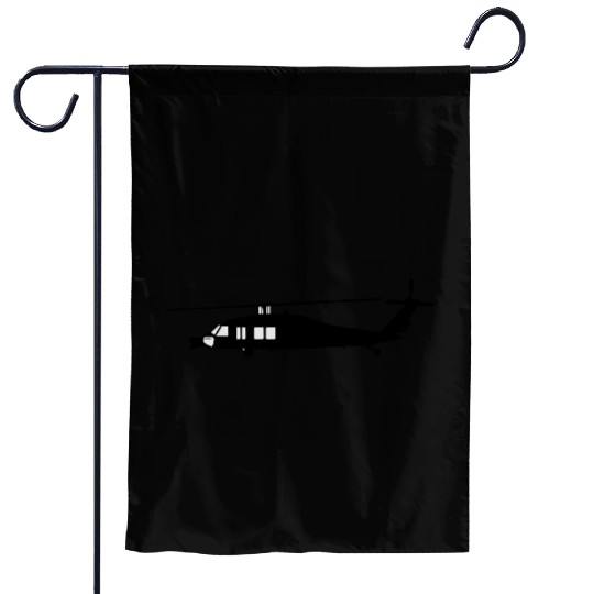 helicopter Sikirsky UH 60 Black Hawk Garden Flags