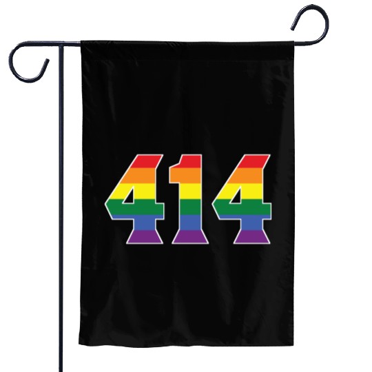 Gay Pride 414 Milwaukee Area Code Garden Flags