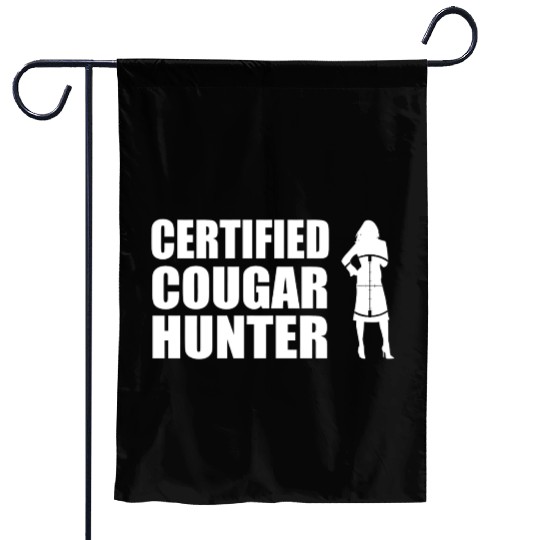 Hunter - Certified Cougar Hunter Garden Flags