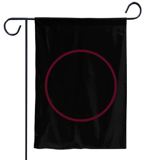circle outline Garden Flags