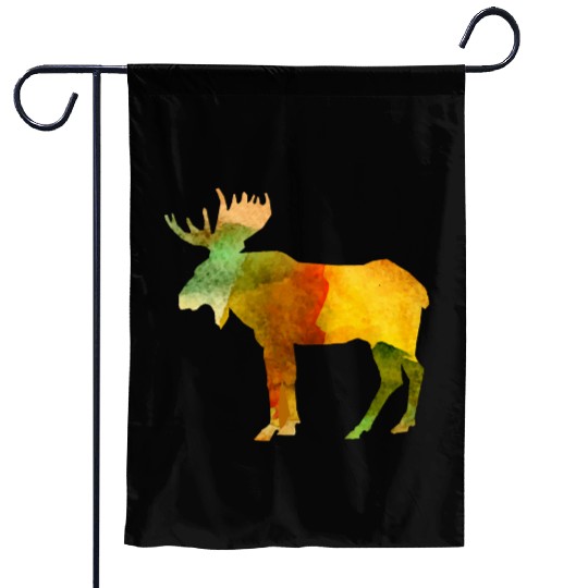 moose Garden Flags