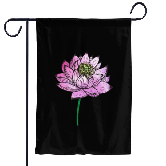 Lotus Garden Flags