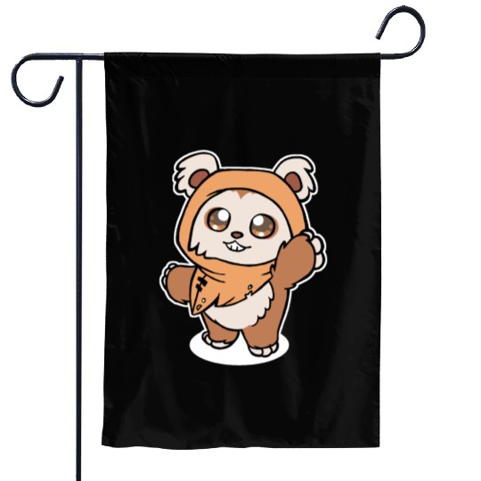 Baby Ewok Garden Flags