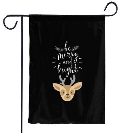 Merry and bright Garden Flags