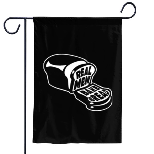 Real Men Bake Bread Garden Flags