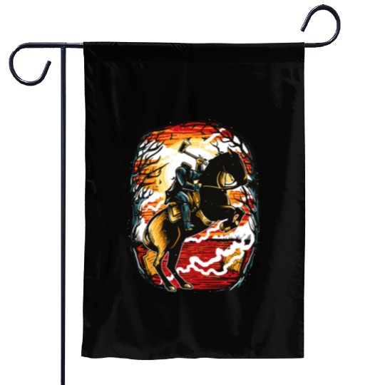 Headless Horseman Garden Flags