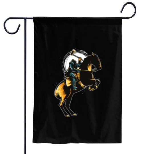Headless Horseman Garden Flags