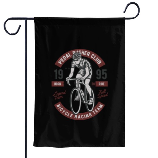 Bicycle Racing Team Garden Flags