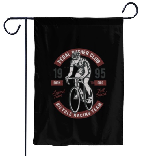 Bicycle Racing Team Garden Flags