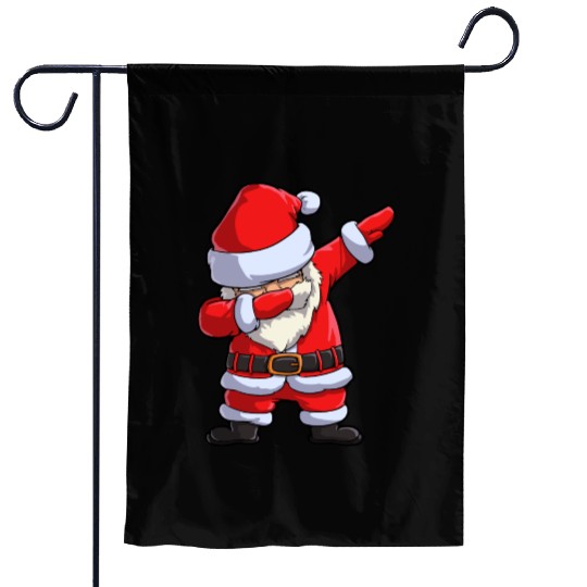 Dabbing santa claus Garden Flags