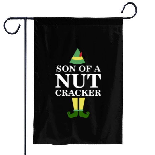 Funny Son of A Nutcracker Christmas Movie Quote Garden Flags