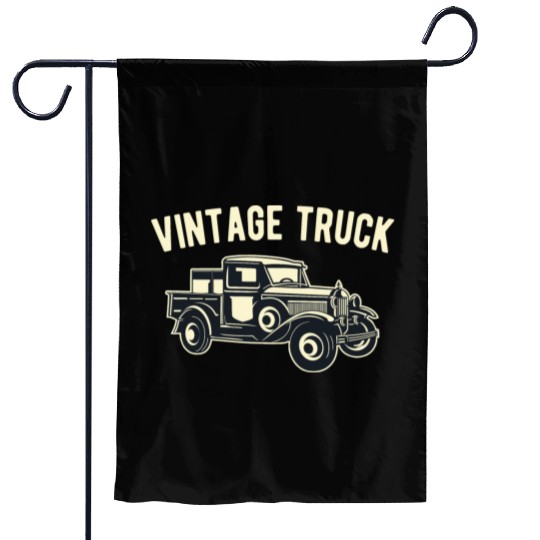 Vintage truck Garden Flags