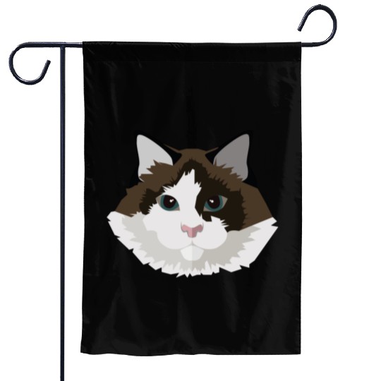 Cat face Garden Flags