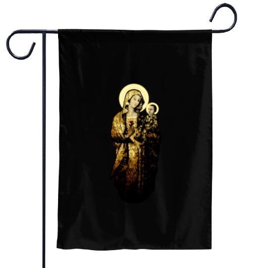 Our Virgin Mother (and Son) Garden Flags