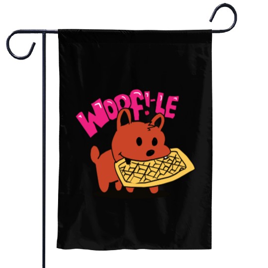 waffle dog Garden Flags