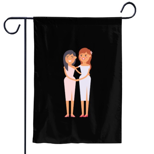 wedding couple Garden Flags