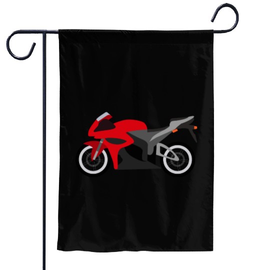 Motorcycle Garden Flags