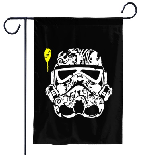 Stormtrooper Tatoo Garden Flags