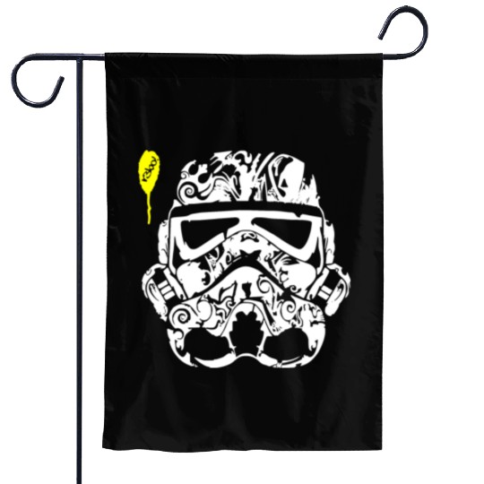Stormtrooper Tatoo Garden Flags