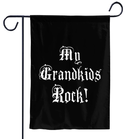 My Grand Kids Rock Grandma Nana Grandma Garden Flags