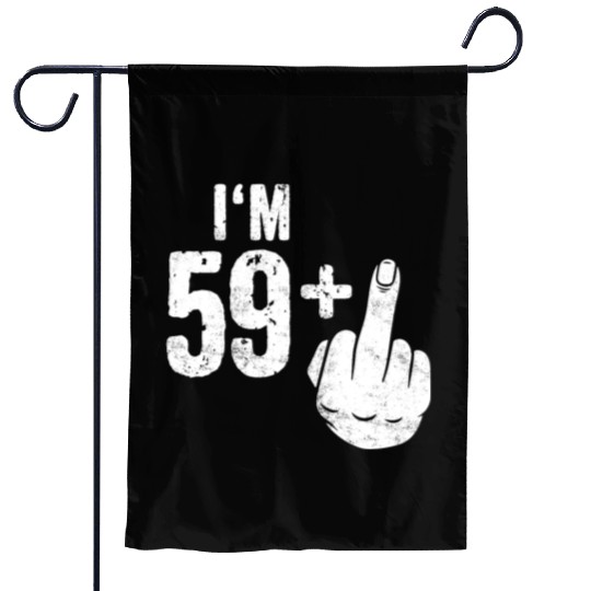 Funny 60th Birthday Garden Flags Bday Present Sixty