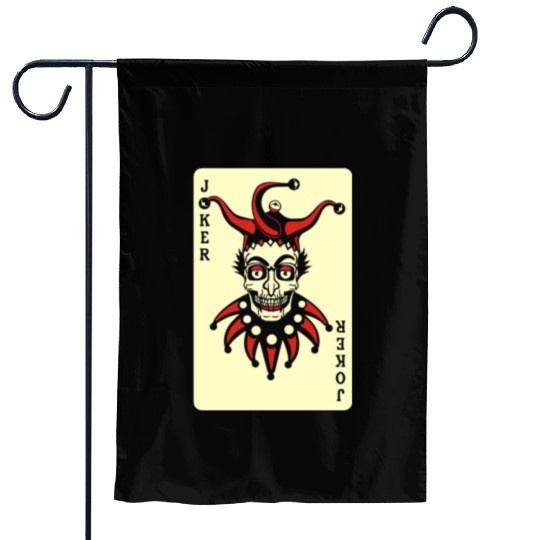 Joker Card Garden Flags